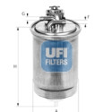 Filtro de combustível UFI 24.418.00