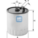 Filtro de combustível UFI 24.429.00