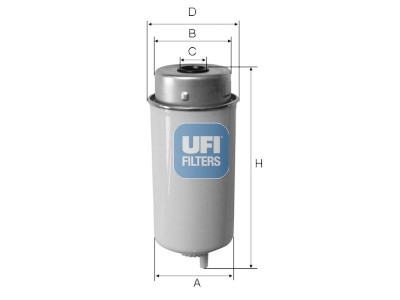 Filtro de combustível UFI 24.432.00