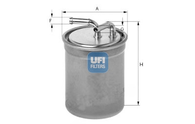 Filtro de combustível UFI 24.437.00