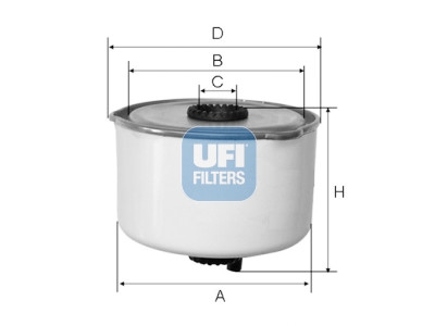 Filtro de combustível UFI 24.454.00