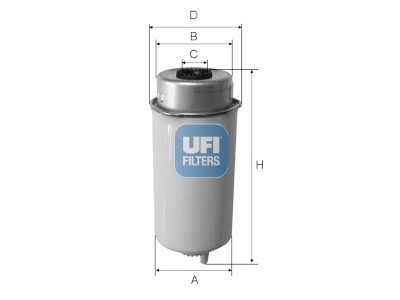 Filtro de combustível UFI 24.457.00