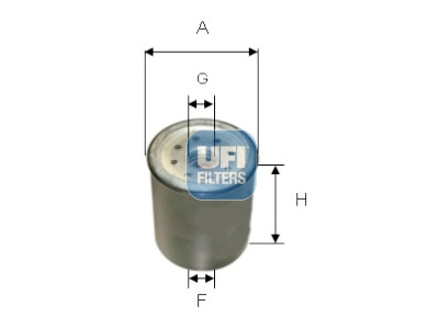 Filtro de combustível UFI 24.461.00