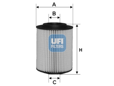 Filtro de óleo UFI 25.075.00
