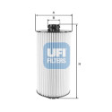Filtro de óleo UFI 25.102.00