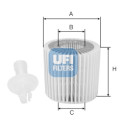 Filtro de óleo UFI 25.116.00
