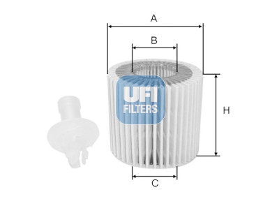Filtro de óleo UFI 25.116.00