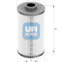 Filtro de óleo UFI 25.148.00