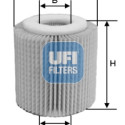 Filtro de óleo UFI 25.150.00