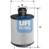 Filtro de óleo UFI 25.160.00