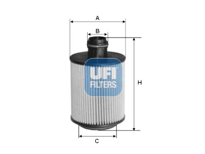 Filtro de óleo UFI 25.160.00