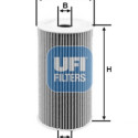 Filtro de óleo UFI 25.186.00
