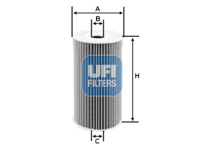 Filtro de óleo UFI 25.186.00