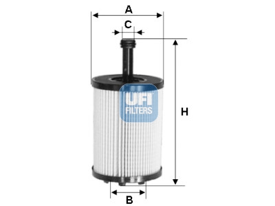 Filtro de óleo UFI 25.197.00