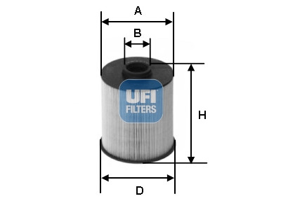 Filtro de combustível UFI 26.006.00