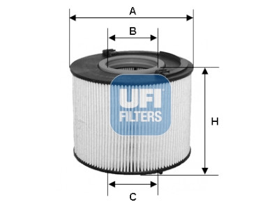 Filtro de combustível UFI 26.015.00