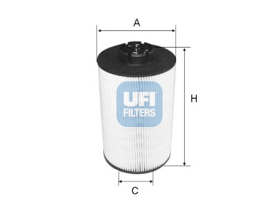 Filtro de combustível UFI 26.039.00