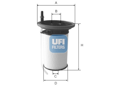 Filtro de combustível UFI 26.052.00