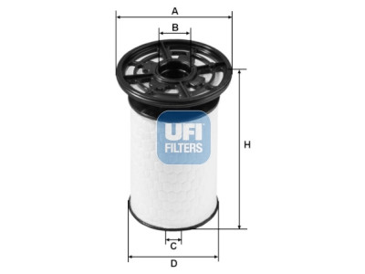 Filtro de combustível UFI 26.076.01