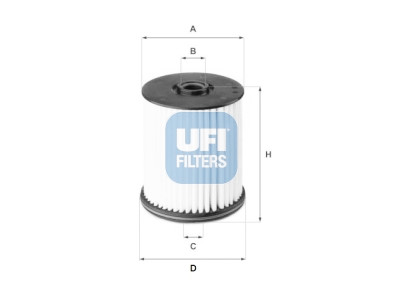 Filtro de combustível UFI 26.122.00