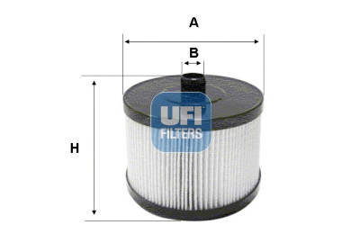 Filtro de combustível UFI 26.123.00
