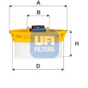 Filtro de combustível UFI 26.138.00