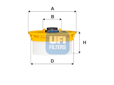 Filtro de combustível UFI 26.138.00