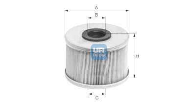 Filtro de combustível UFI 26.686.00