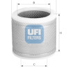 Filtro de ar UFI 27.062.00