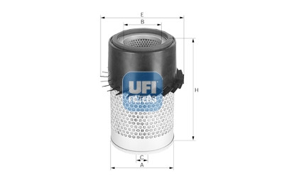 Filtro de ar UFI 27.132.00