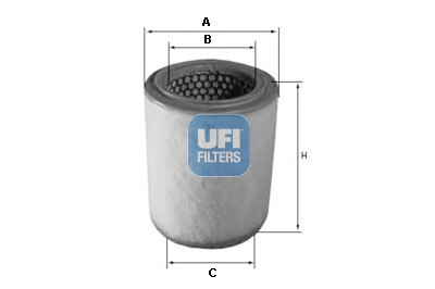 Filtro de ar UFI 27.201.03