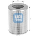 Filtro de ar UFI 27.235.00