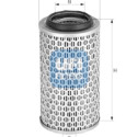 Filtro de ar UFI 27.283.00
