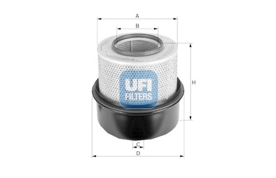 Filtro de ar UFI 27.383.00