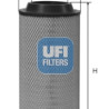 Filtro de ar UFI 27.516.00