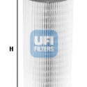 Filtro de ar UFI 27.524.00
