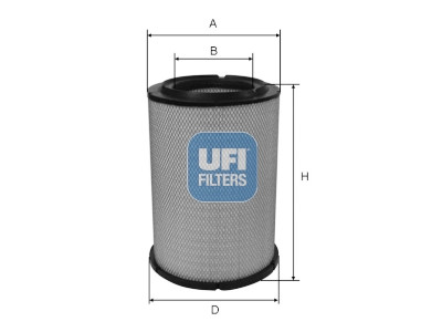 Filtro de ar UFI 27.543.00