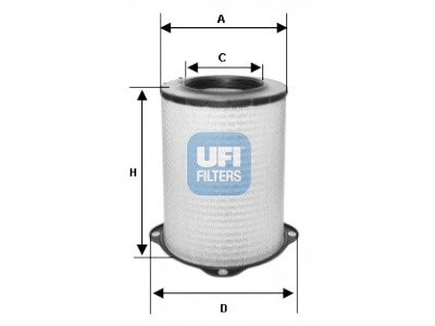 Filtro de ar UFI 27.587.00