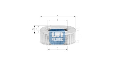 Filtro de ar UFI 27.648.00