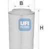 Filtro de ar UFI 27.650.00