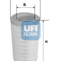 Filtro de ar UFI 27.B74.00