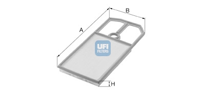 Filtro de ar UFI 30.184.00