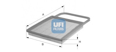 Filtro de ar UFI 30.196.00