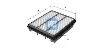 Filtro de ar UFI 30.222.00