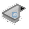 Filtro de ar UFI 30.317.00