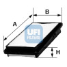 Filtro de ar UFI 30.347.00