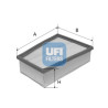 Filtro de ar UFI 30.407.00