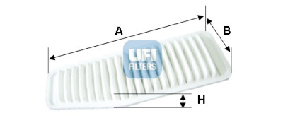 Filtro de ar UFI 30.453.00