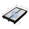 Filtro de ar UFI 30.537.00