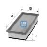 Filtro de ar UFI 30.587.00
